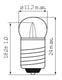 Bosma lamp 6v 0.05 e10 fiets achter