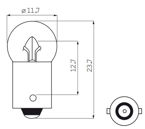 Bulb 6V 0.05 BAJ. bike behind