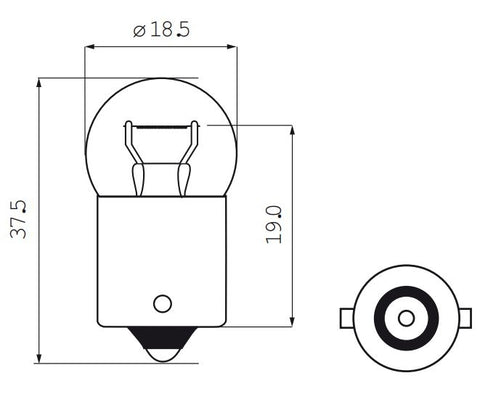 Bulb 6V-15W BA15S