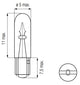Bosma lamp 12v-1.2w wedge-t5
