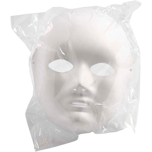 Http: www.cchobby.nl masker-h-22-cm-b-17-cm-wit-1-stuk