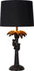 Lucide extravaganza coconut - tafellamp - ø 30,5 cm - 1xe27 - zwart