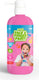 Boti natural face fingerpaint fles met pompje - roze, 1l