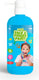 Boti natural face fingerpaint fles met pompje - blauw, 1l