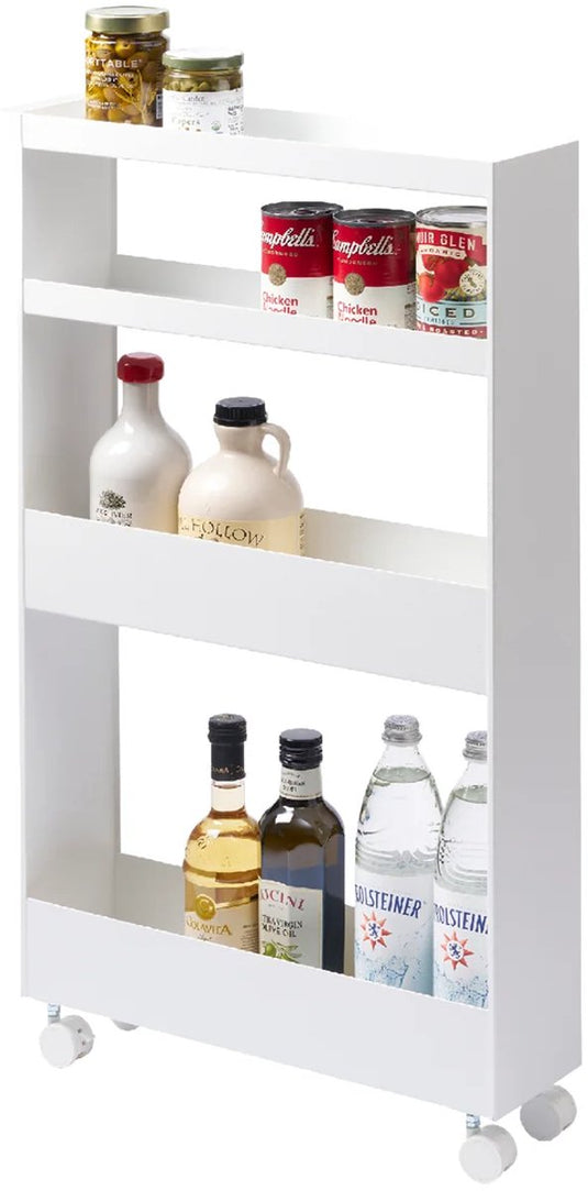 Yamazaki keukentrolley 4 niveaus - tower - wit