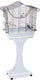 Imac vogelkooi sofia lichtgrijs (62,5x33x61-132 cm)