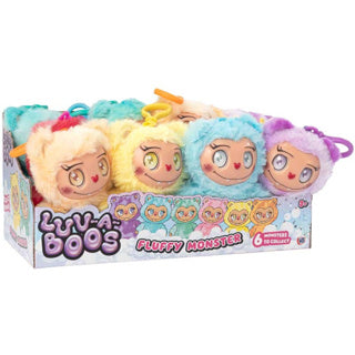 Luv-a-boos pluche figuren 20 cm 6 assorti | 12 stuks