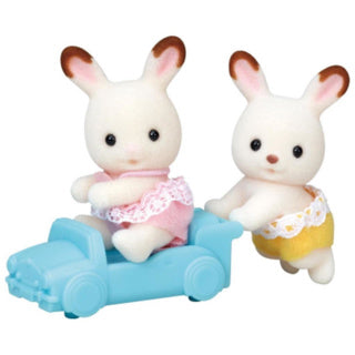 Load image into Gallery viewer, Epoch sylvanian families 5420 tweeling chocoladekonijn
