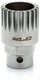 Xlc to-s05 trapassleutel - shimano - isis - 24mm - zilver