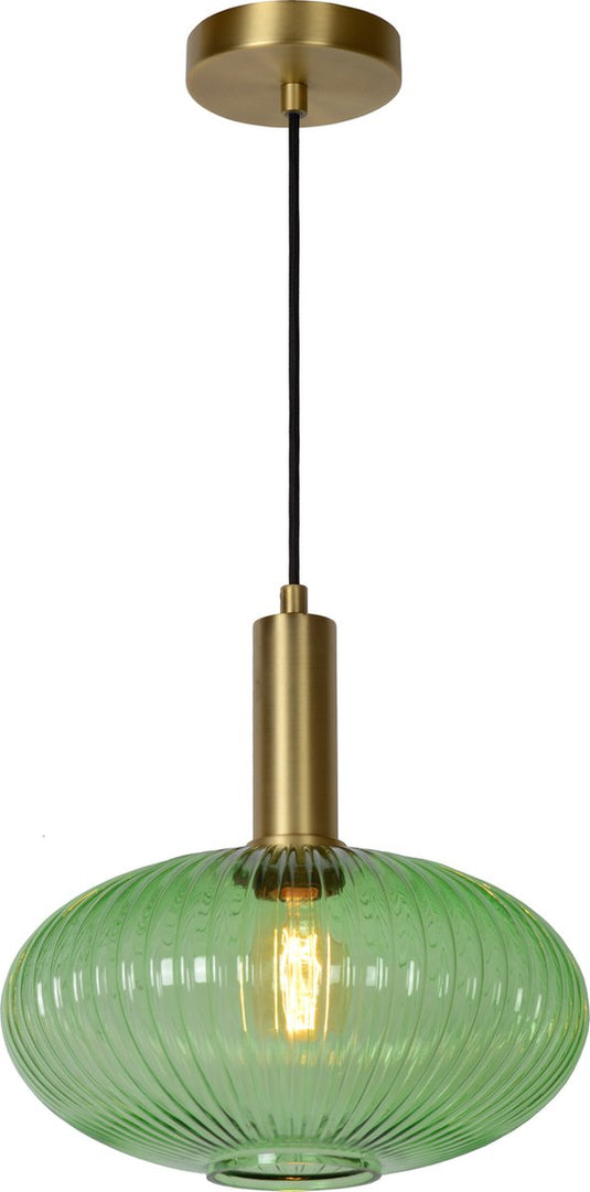 Lucide maloto - hanglamp - ø 30 cm - 1xe27 - groen