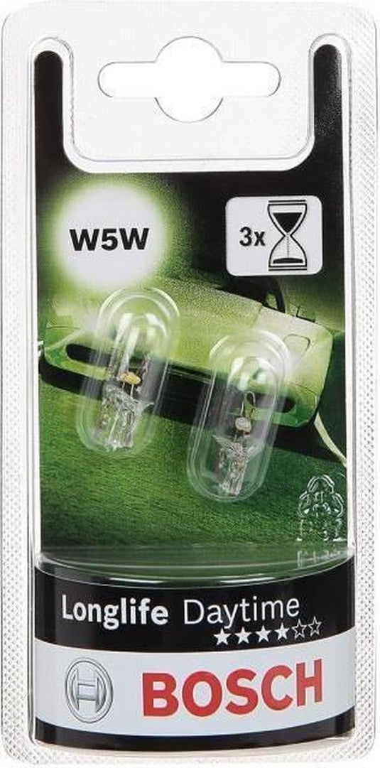 Bosch ampul longlife daytime 2 w5w 12v 5w