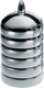 Merkloos sans marque alessi kalisto voorraadpot 1,14 l - rvs aluminium