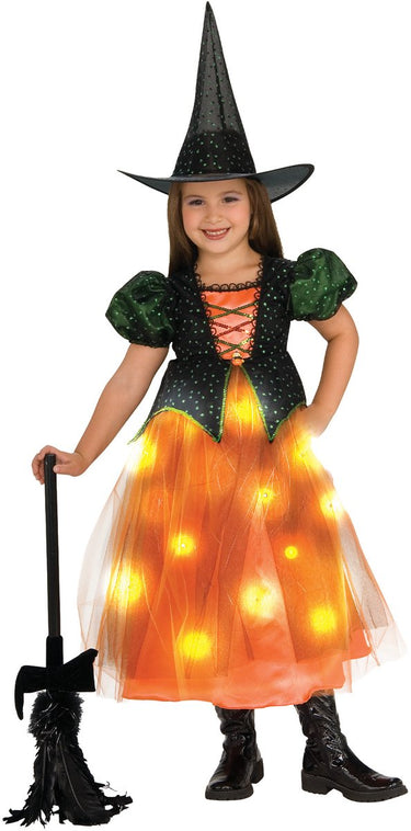 Rubies twinkle witch kinderkostuum - - maat 3-4 jaar