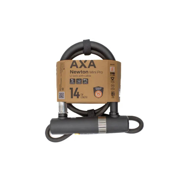 Load image into Gallery viewer, Beugelslot AXA Newton Pro Mini 10Cm Set
