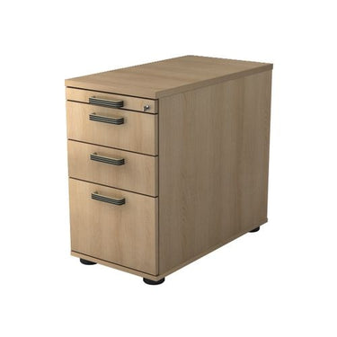 Bach mobiel ladenblok hammerer vsc40 melamine 428x800x760mm 3 laden eiken
