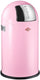 Wesco pushboy junior prullenbak | 22 liter | metaal - roze | vuilnisbak - made in germany