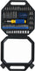 Kinzo doppenset bitset - 99-delig - 1 4 - ratelschroevendraaier - 11 doppen - 84 bits - gereedschapskoffer - staal