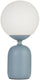 Pauleen led tafellamp glowing charm - e14 - max. 20w - woonkamer, slaapkamer eetkamer - blauw wit