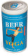 Kikkerland drankspel bier yoga karton blauw