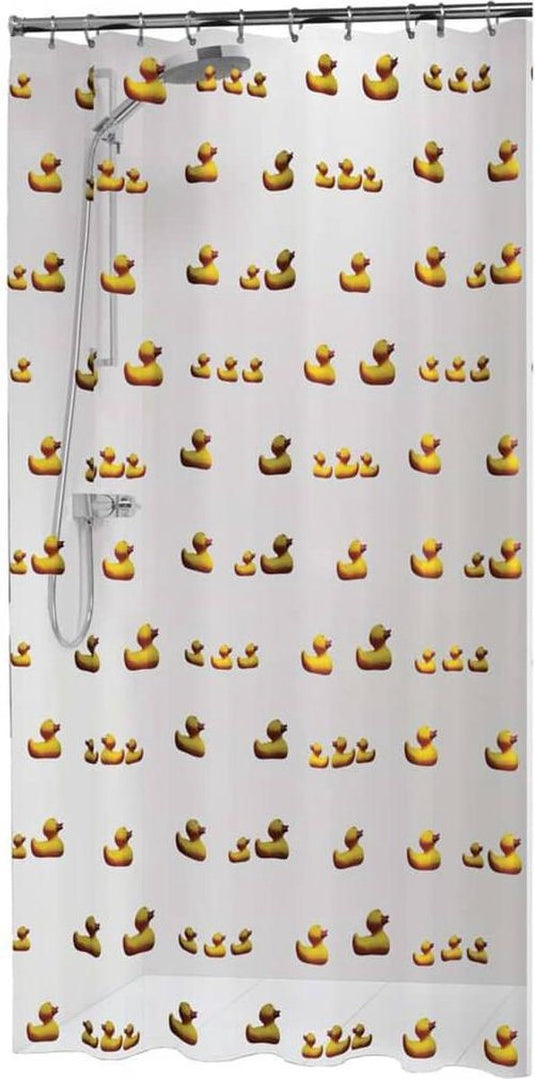 Sealskin duckling douchegordijn 180x200 cm - peva - geel