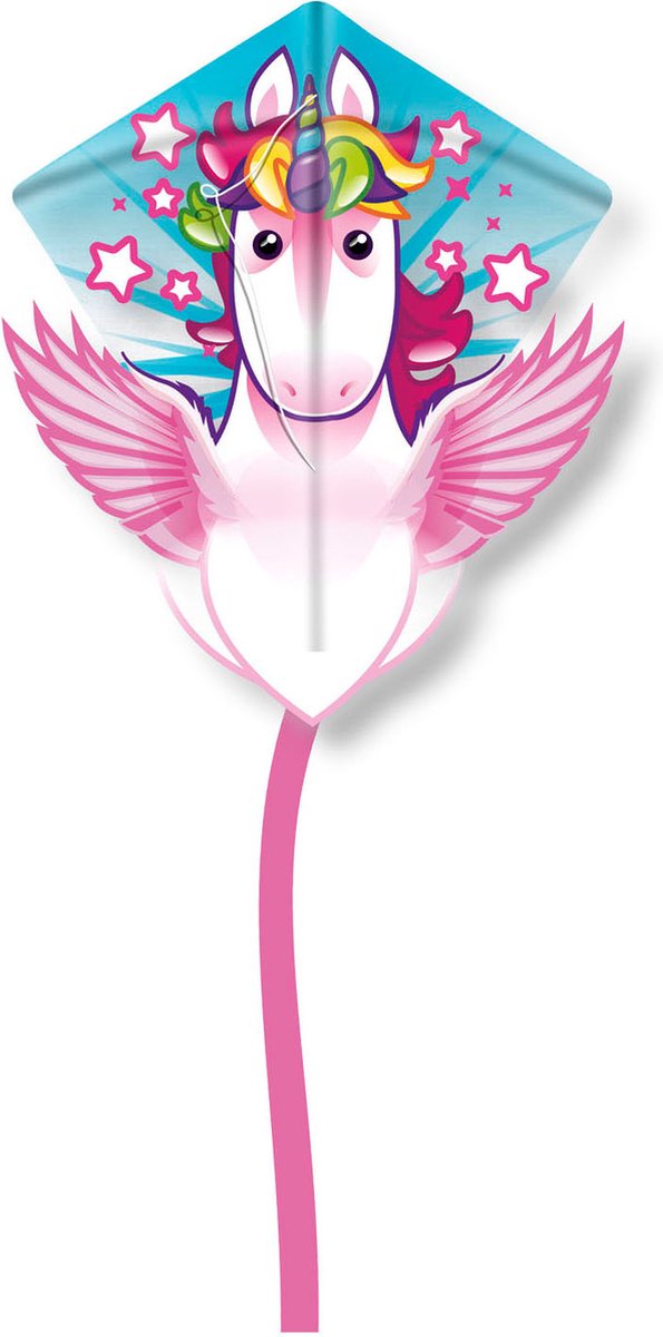 Load image into Gallery viewer, Kites ready 2 fly - pop-up nylon vlieger eenhoorn
