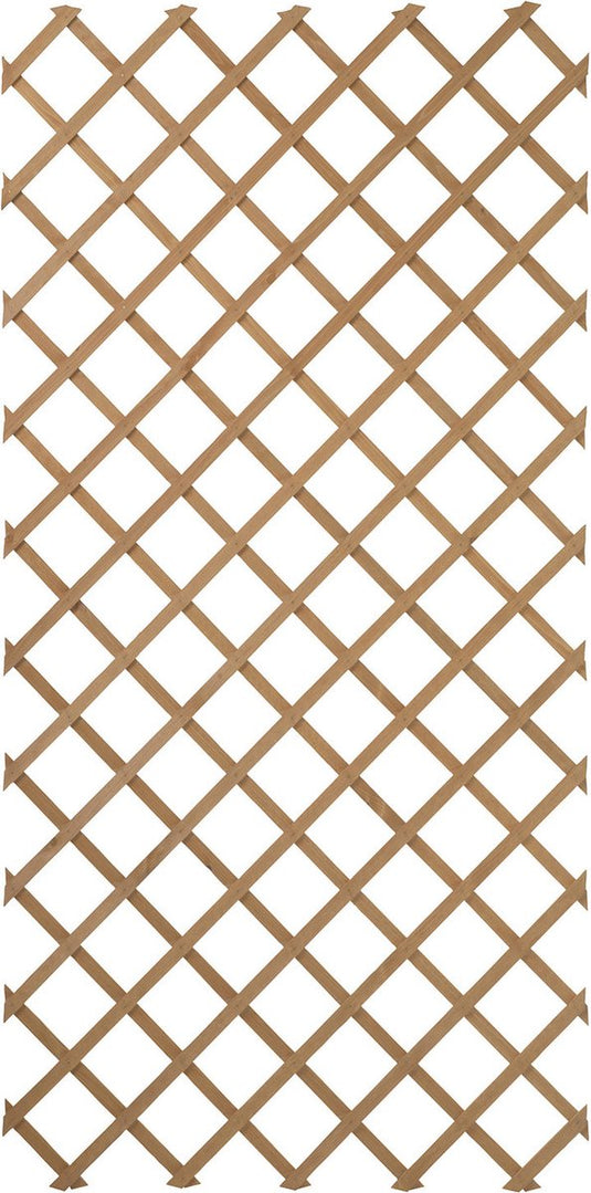 Nature - houten klimrek (bruin) - 1 x 2m - fsc