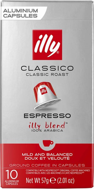 Illy espresso classico koffiecups - intensiteit 5 9 - 10 x 10 capsules