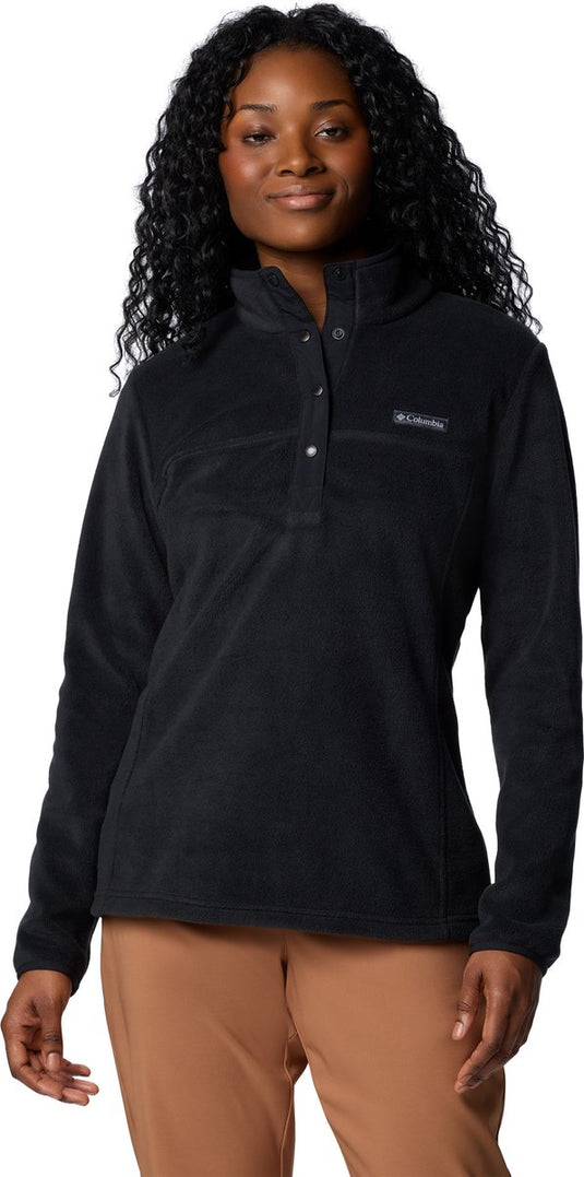 Columbia benton springs™ 1 2 snap pull over ii dames outdoorvest - black