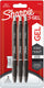Sharpie s-gel | gelpennen | medium punt (0,7 mm) | zwarte inkt | 3 stuks