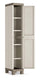 Kis excellence opbergkast 1 deur - 33x182x45 cm - beige zand
