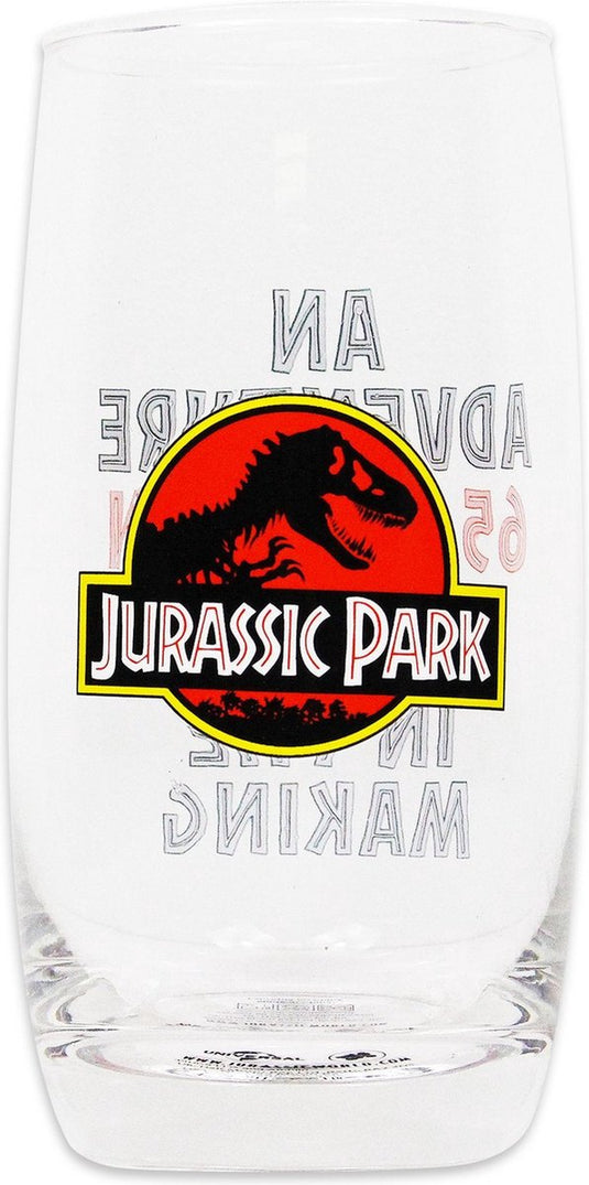 Half moon bay jurassic park - drinkglas - transparant met opdruk - 450ml