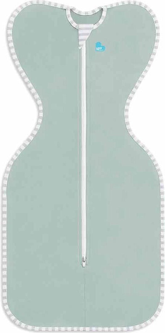 Love to dream ™ babyslaapzak swaddle up™ - inbakeren - baby 0-3 maanden - 3.5-6 kg - zomer - 0.2 tog- olijf groen