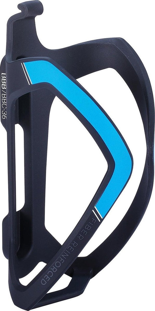 Bbb cycling bidonhouder racefiets, mountainbike - composiet - drinkbushouder zwart blauw - flexcage bbc-36
