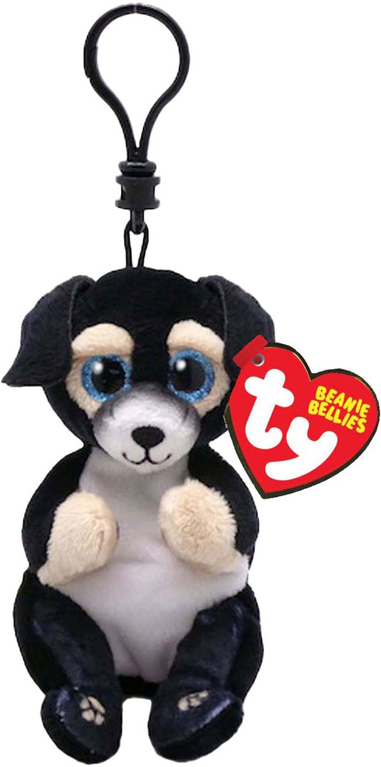 Ty beanie babies bellies clip ranger dog, 10cm