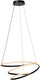 Lucide espiral - hanglamp - led dimbaar - cct - 1x40w 2700k 4000k - zwart | essential