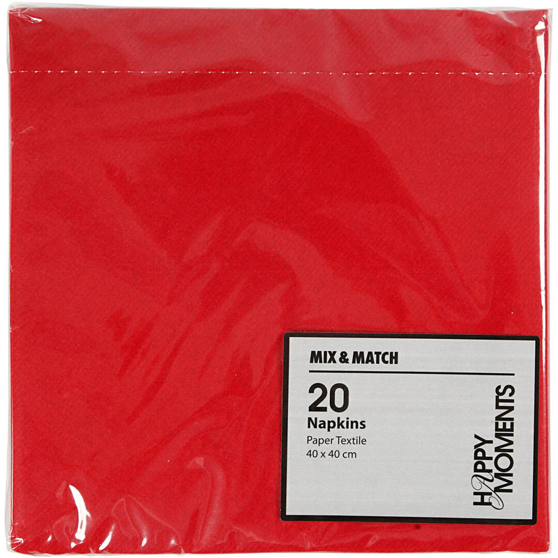 Afbeelding laden in galerijviewer, Https: www.cchobby.nl servetten-afm-40x40-cm-60-gr-wijnrood-20-stuk-1-doos
