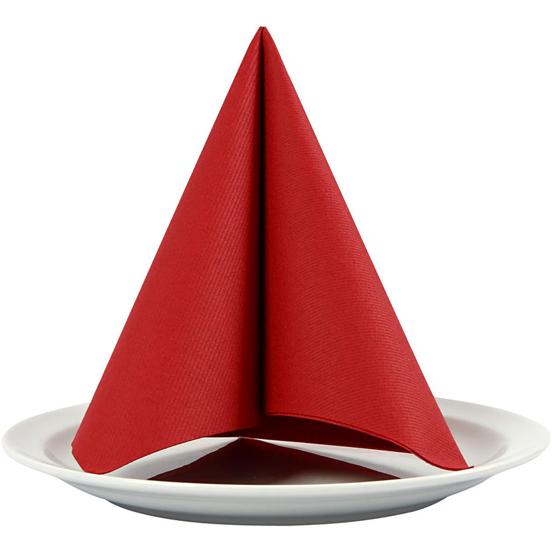 Afbeelding laden in galerijviewer, Https: www.cchobby.nl servetten-afm-40x40-cm-60-gr-wijnrood-20-stuk-1-doos
