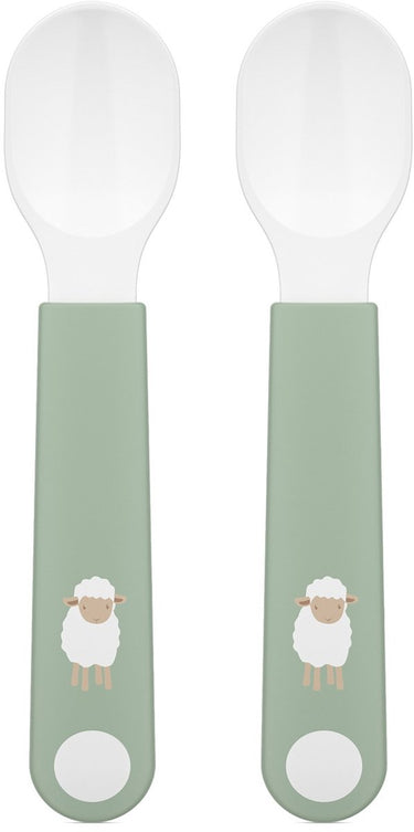 Mepal mio oefenlepel little dutch - set van 2 - goede grip - kinderservies - little farm