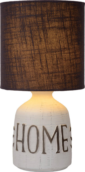 Lucide cosby - tafellamp - ø 16,5 cm - 1xe14 - wit - japandi