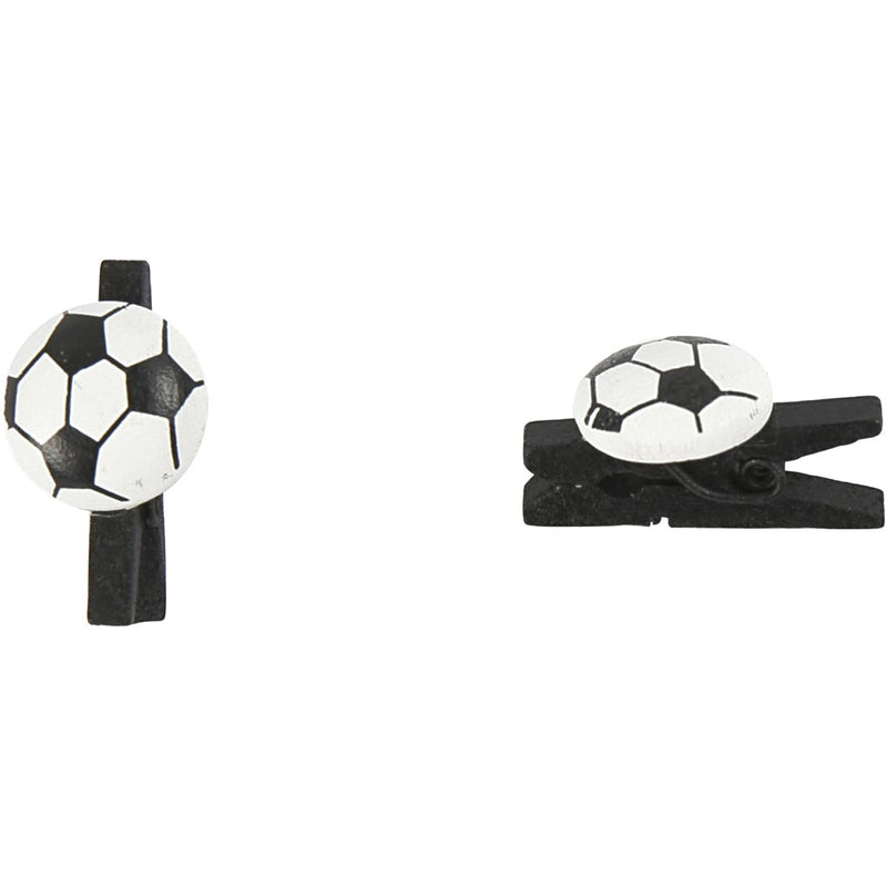 Afbeelding laden in galerijviewer, Https: www.cchobby.nl knijper-met-voetbal-afm-14x25-mm-dikte-12-mm-zwart-10-stuk-1-doos
