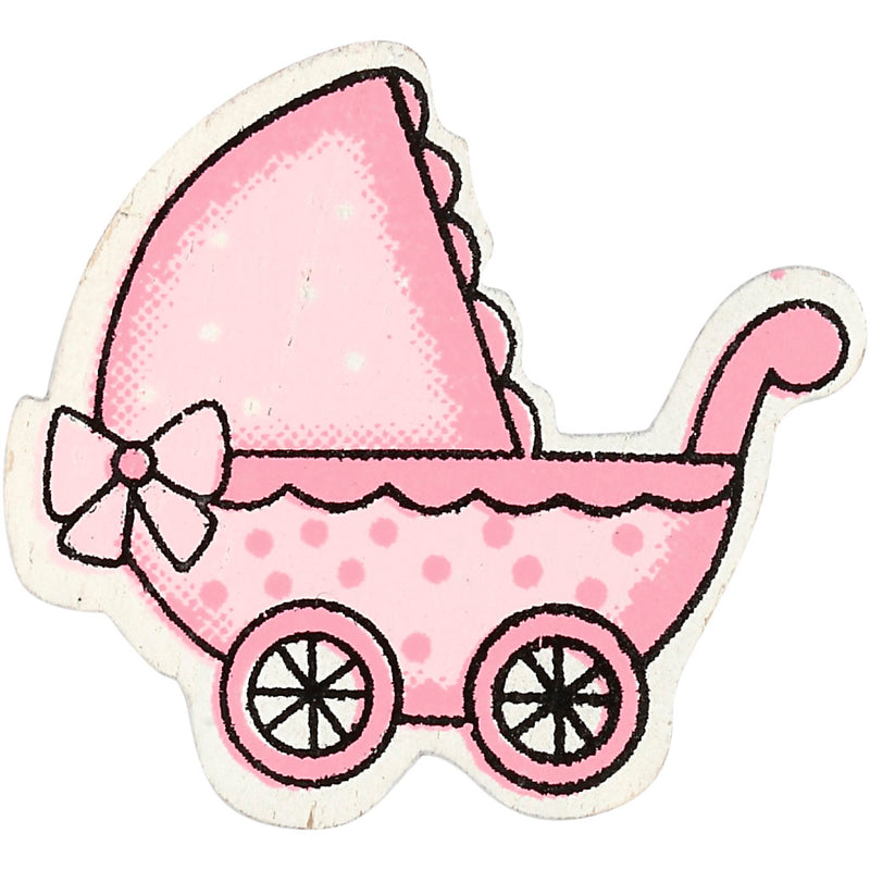 Afbeelding laden in galerijviewer, Https: www.cchobby.nl kinderwagen-afm-34x31-mm-dikte-1-7-mm-lichtrood-10-stuk-1-doos
