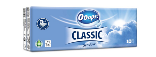 Ooops! tissues sensitive 10x10pcs