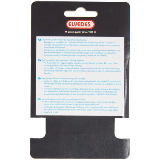 Elvedes Rem binnenkabel 2250mm T-nippel 6427RVS-49
