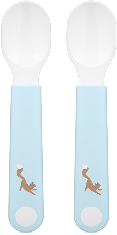 Mepal mio oefenlepel little dutch - set van 2 - goede grip - kinderservies - forest friends