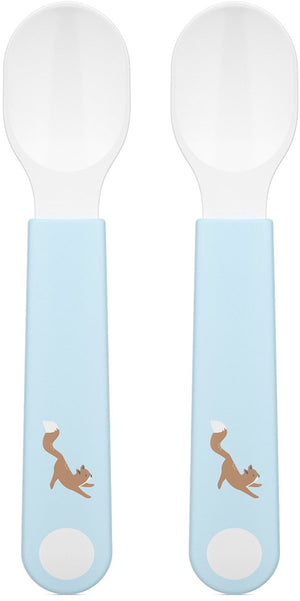 Mepal mio oefenlepel little dutch - set van 2 - goede grip - kinderservies - forest friends