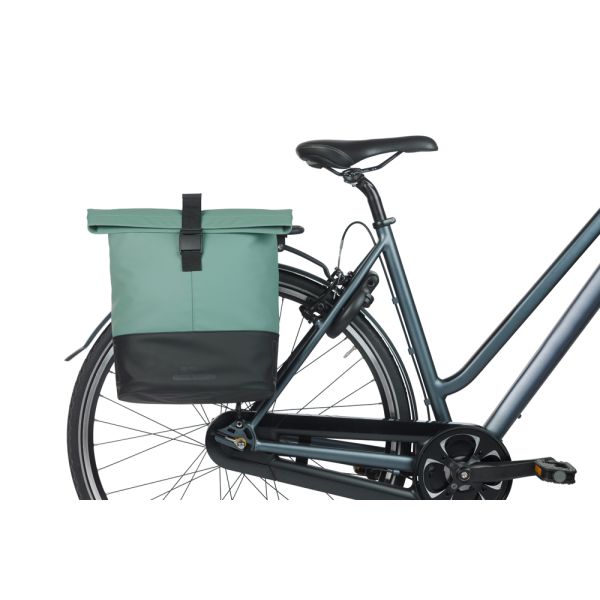 Load image into Gallery viewer, Basil b.v. tas basil cove shopper groen zwart | mik hooks | 16l

