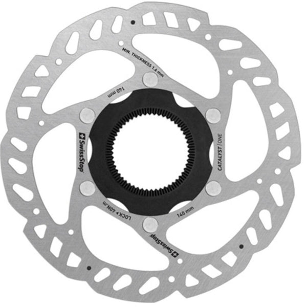 Swissstop - remschijf catalyst one centerlock 140mm