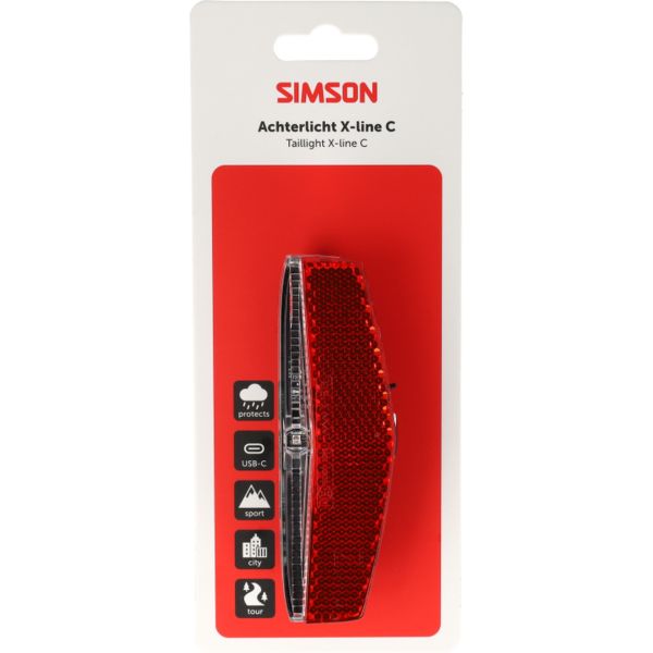 Load image into Gallery viewer, Simson aurora achterlicht x-line c
