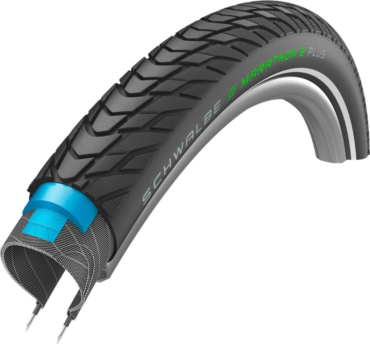 Tire Schwalbe Marathon E-Plus 28x2.00" / 50-622 mm - black with reflection