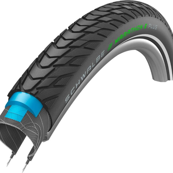 Tire Schwalbe Marathon E-Plus 28x2.00" / 50-622 mm - black with reflection